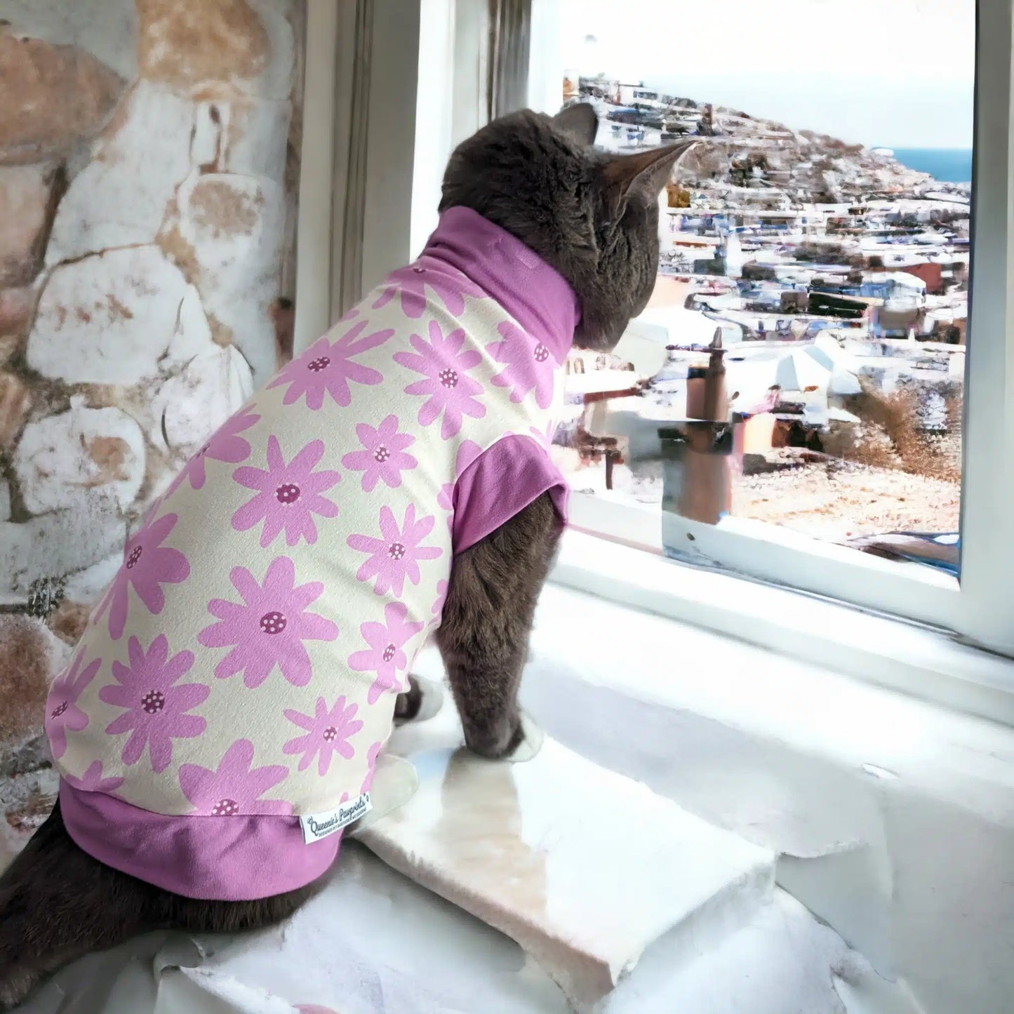 Queenie's Pawprints Cat Jumper - Le Fleur cat jumper Queenie's pawprints