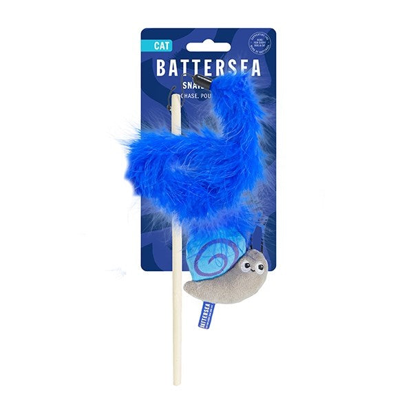 BATTERSEA BUGS SNAIL TEASER Cat toy Rosewood