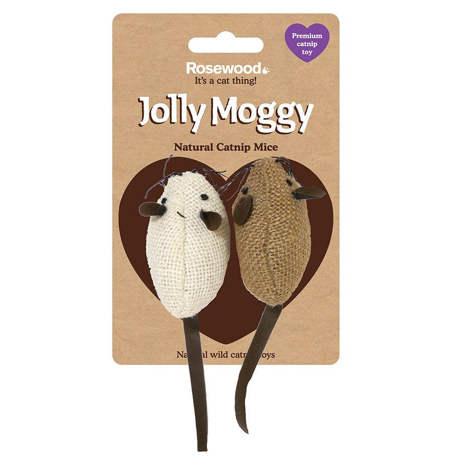 Jolly Moggy plush mice pack