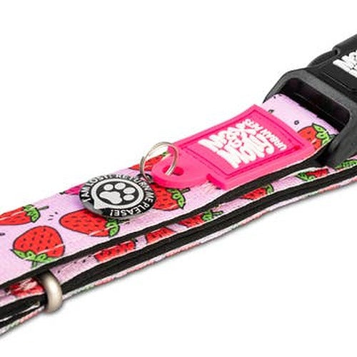 Max & Molly Smart ID Dog Collar - Various Designs Dog Collar Max & Molly Urban Pets X Small Strawberries