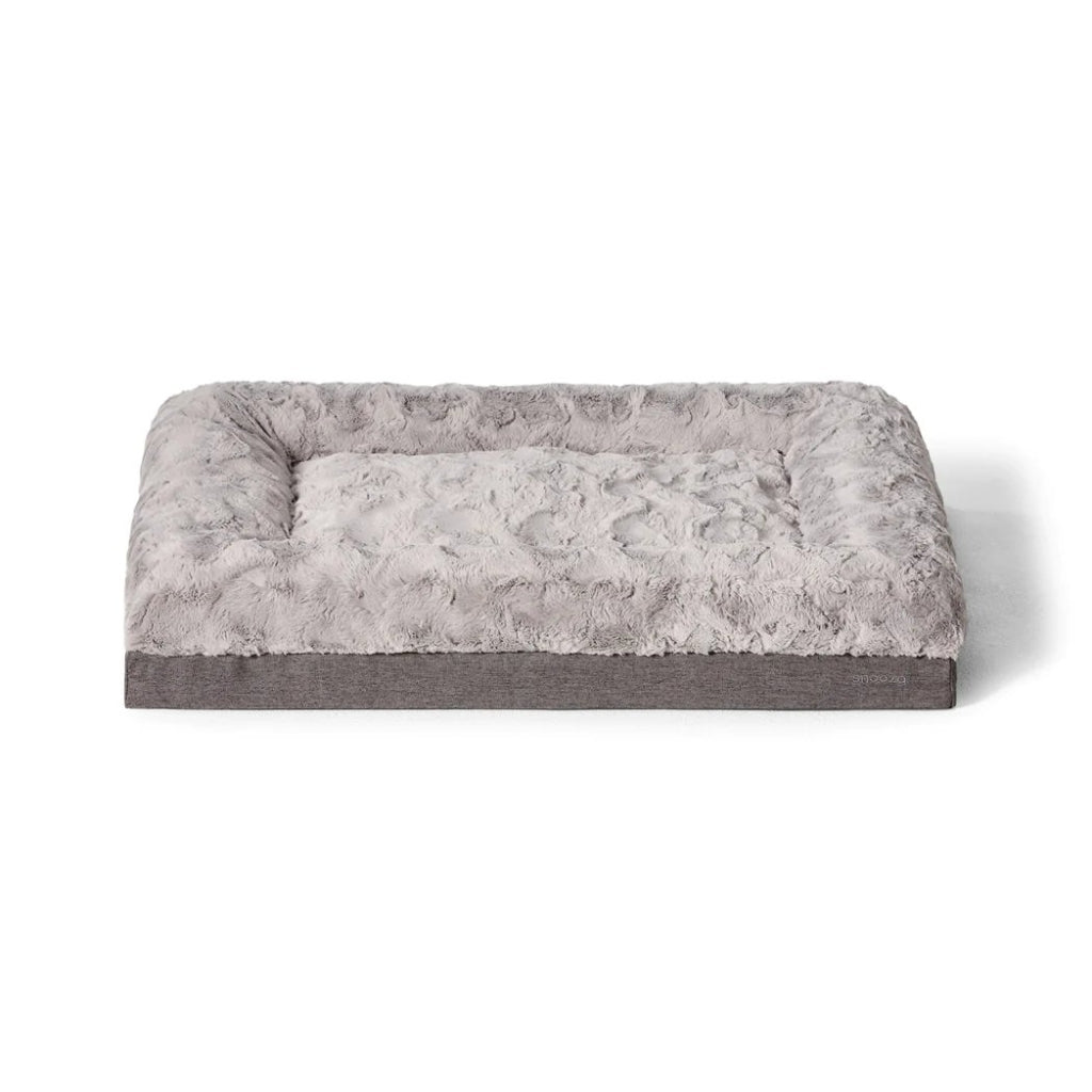 Snooza - Ultra Calming Comfort Lounge - Silver Fox - Medium - Large - Extra Large dog bed Snooza X Large Frost