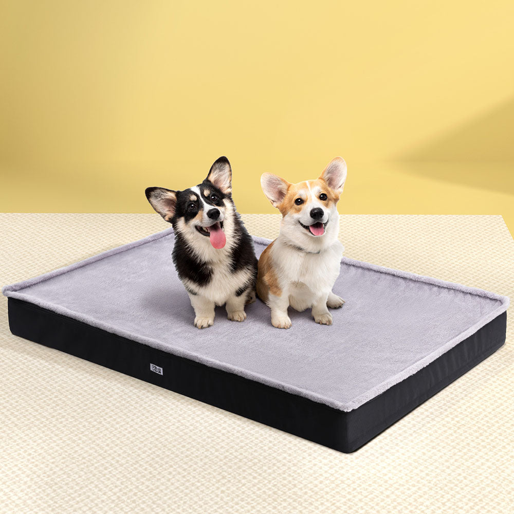 i.Pet Pet Bed Dog Cat Extra Large Calming Soft Sofa Foam Cushion Washable Cover Grey Pet Care > Dog Supplies > Dog Beds ipet