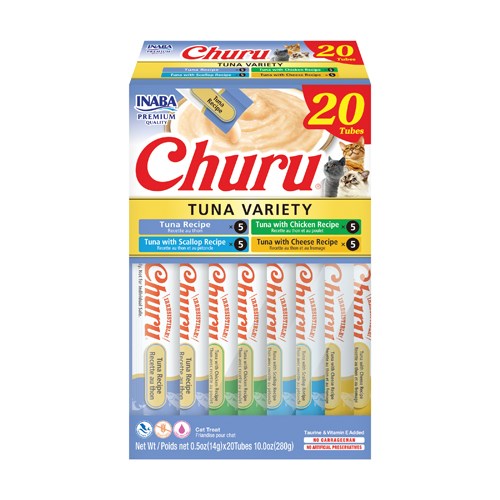 Churu Chicken Variety Box 20 Tube 14g x 20 Cat treats Churu Tuna