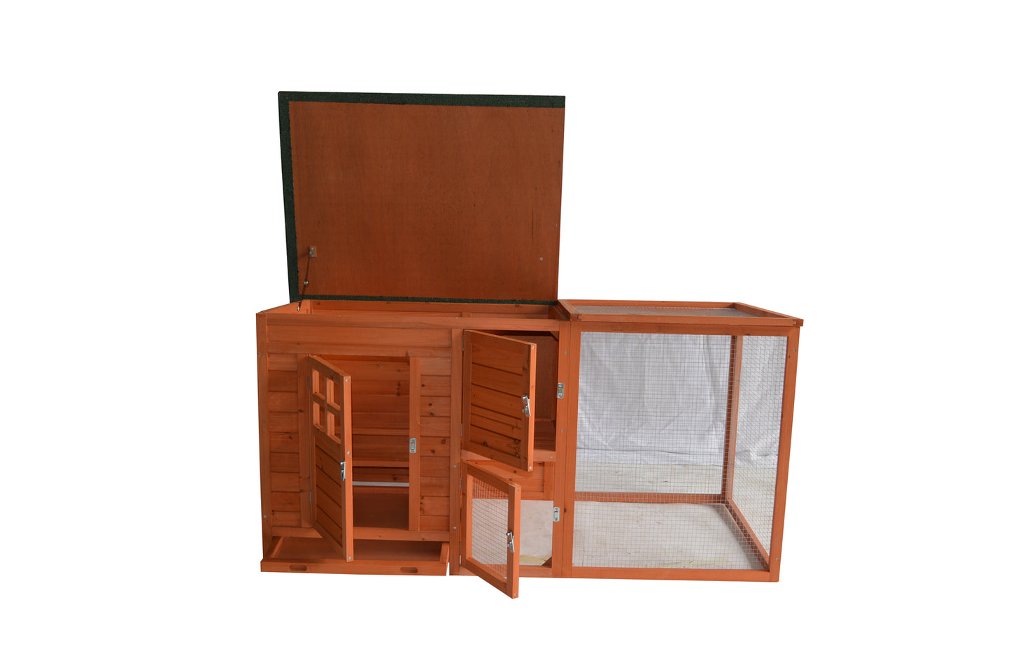 YES4PETS Large Chicken Coop Rabbit Hutch Ferret Cage Hen Chook Cat House Pet Care > Coops & Hutches > Small Animal Habitats & Cages Woofy and Whiskers
