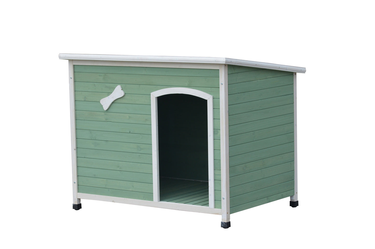 YES4PETS Medium Timber Pet Dog Kennel House Puppy Wooden Timber Cabin With Stripe wooden dog kennel YES4PETS