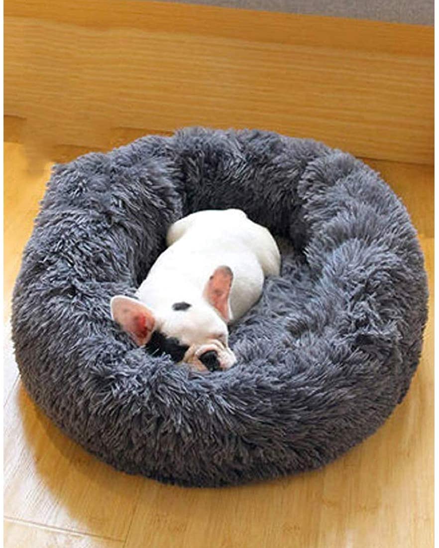 Soft Dog Bed Round Washable Plush Pet Kennel Cat Bed Mat Sofa Small 50cm Pet Care > Dog Supplies > Dog Beds Woofy and Whiskers