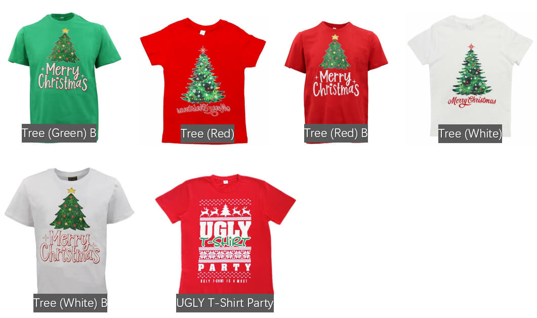 New Funny Adult Xmas Christmas T Shirt Tee Mens Womens 100% Cotton Jolly Ugly, Tree (Green) B, XL Occasions > Christmas > Christmas Clothing Woofy and Whiskers