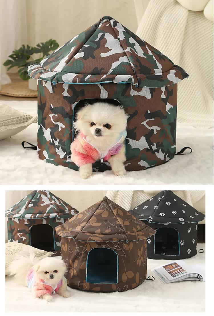 Outdoor Waterproof Cat House - Insulated, Weatherproof, Warm Shelter for Cats, Ideal for Winter Protection, Size: M 40*41cm Pet Care > Cat Supplies > Cat Furniture Woofy and Whiskers