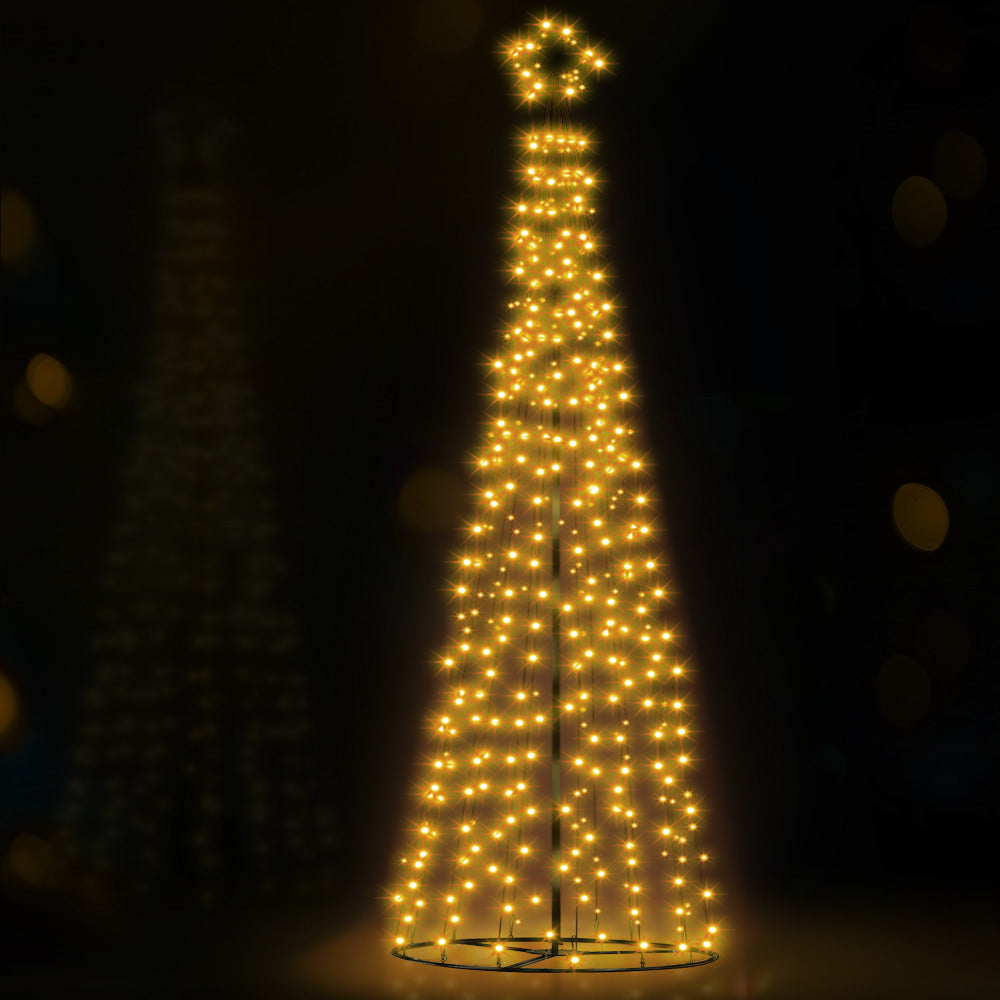 3.6M Christmas Tree LED Solar Warm Jingle Jollys Occasions > Christmas > Outdoor Decorations & Lights Jingle Jollys