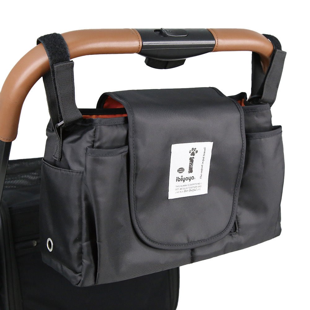Ibiyaya IBIYAYA Organiser for Pet Strollers - Black Pet Stroller storage bag Ibiyaya