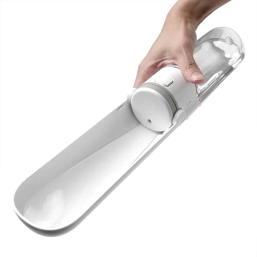 Ibiyaya PupOasis Fold & Go Dog Water Bottle in White or Lavender Water dispenser Ibiyaya White