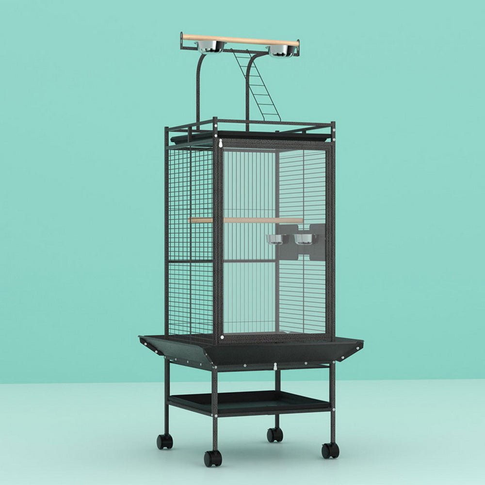 i.Pet Bird Cage Large Cages 155cm Parrot Aviary Stand-Alone Budgie Wheels Castor Pet Care > Bird > Bird Cages & Stands ipet