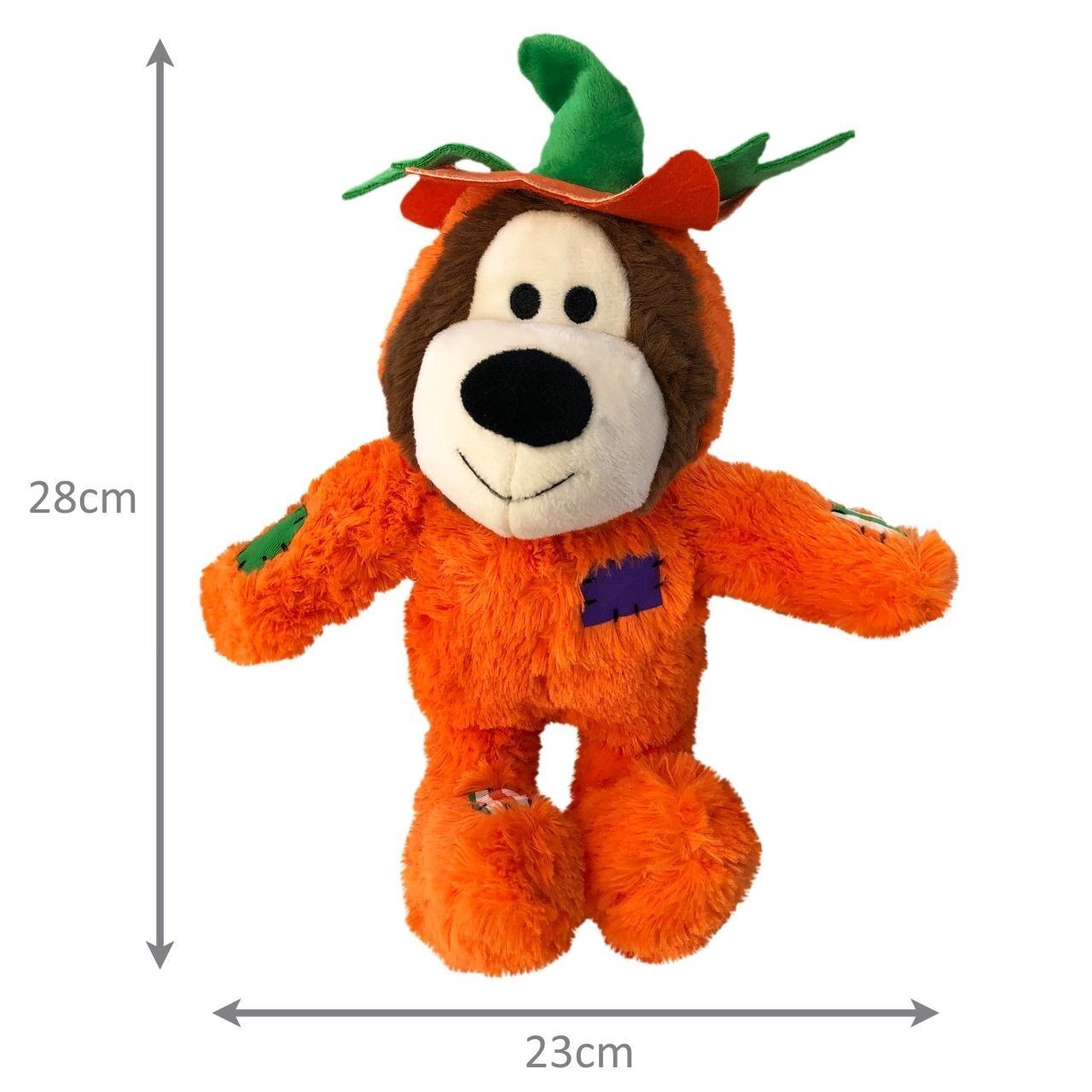 KONG Halloween Wild Knots Pumpkin Bear Plush Tug Dog Toy Dog toys kong