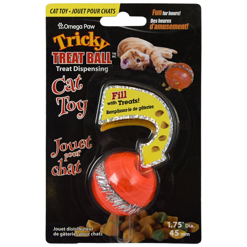 Omega Paw Tricky Treat Ball Treat & Food Dispensing Cat Toy Cat Toys and Scratchers Omega Paw