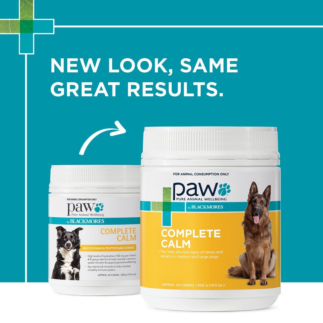 PAW Complete Calm Multi + Tryptophan Multivitamin Chews 300g Pet Vitamins & Supplements Blackmores