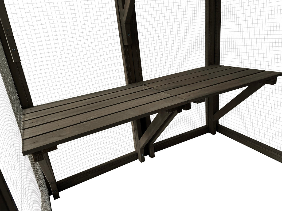 Samland Wooden Cat Cage Pet Care > Coops & Hutches > Small Animal Habitats & Cages Samland