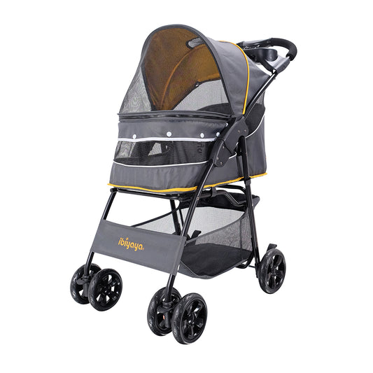 Ibiyaya Cloud 9 Pet Stroller for Cats & Dogs up to 20kg - Mustard Yellow Ibiyaya Mustard Yellow
