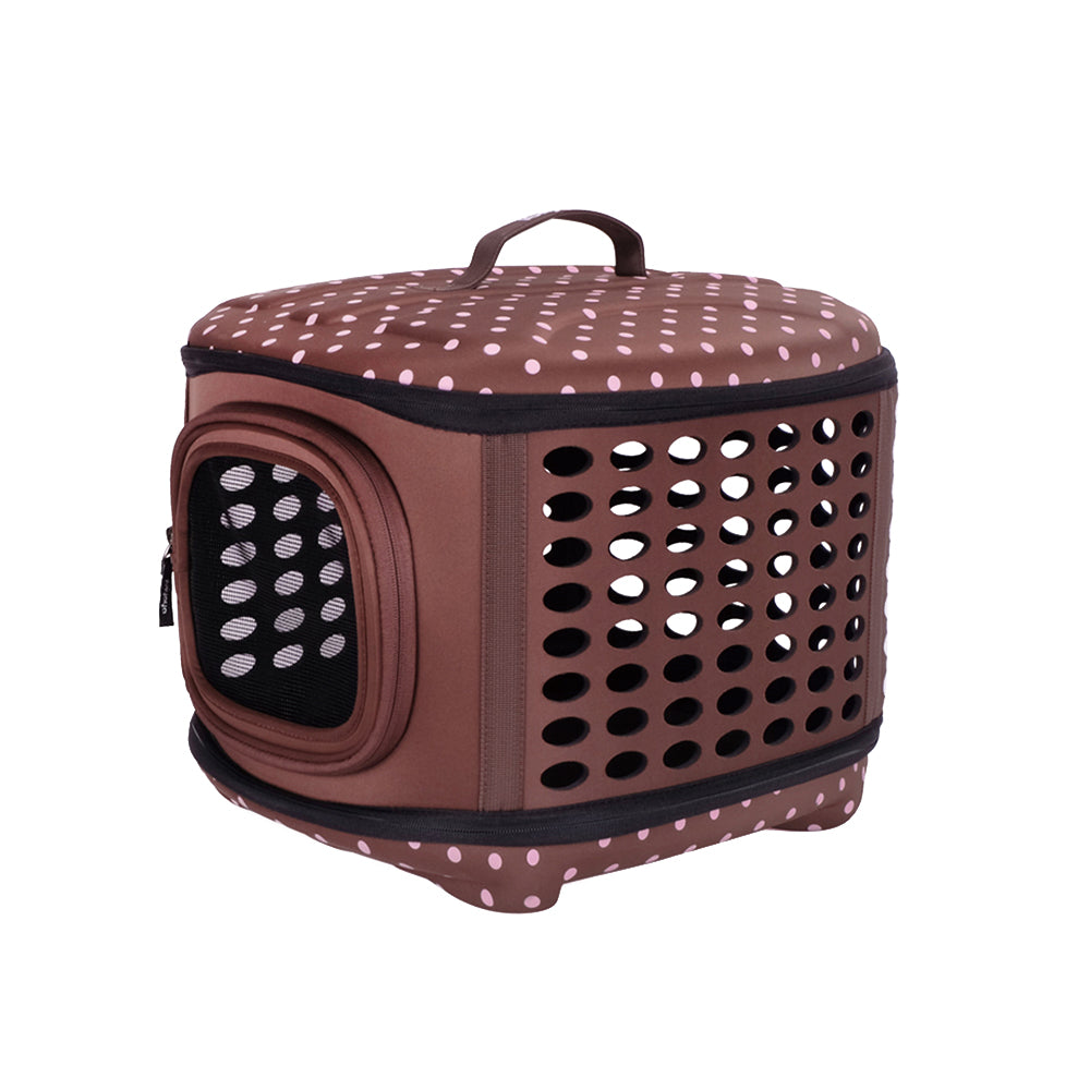Ibiyaya Collapsible Travelling Pet Carrier for Cats & Dogs - Stardust Pet Carrier ibiyaya Stardust
