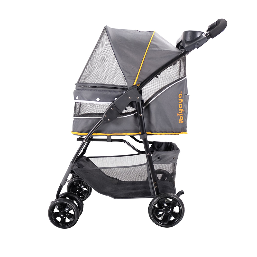 Ibiyaya Cloud 9 Pet Stroller for Cats & Dogs up to 20kg - Mustard Yellow Ibiyaya
