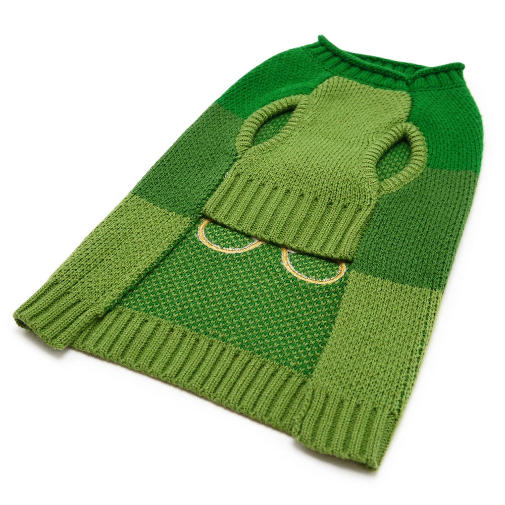 Gingerbread Man Dog Sweater Woofy and Whiskers
