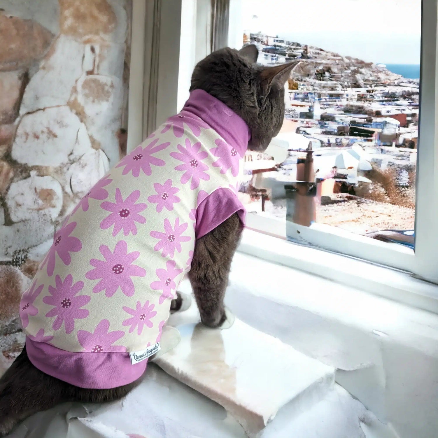 Queenie's Pawprints Cat Jumper - Le Fleur cat jumper Queenie's pawprints