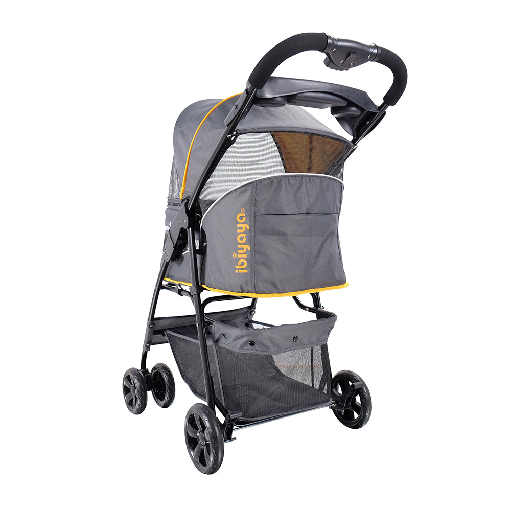 Ibiyaya Cloud 9 Pet Stroller for Cats & Dogs up to 20kg - Mustard Yellow Ibiyaya