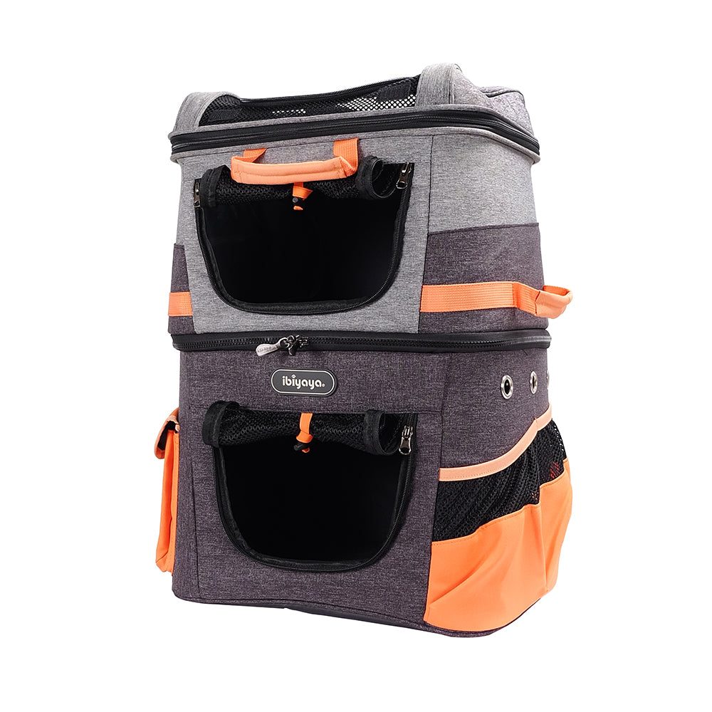 biyaya Two-tier Pet Backpack Pet Carrier Ibiyaya