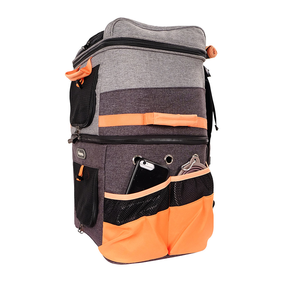 biyaya Two-tier Pet Backpack Pet Carrier Ibiyaya