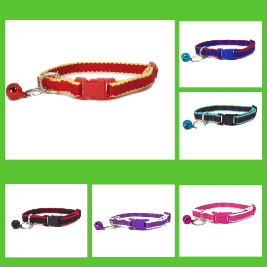 100% Pure Bamboo Fibre Cat Collar Plastic Buckle Black - Moondidley Pets Pet Care > Cleaning & Maintenance > Pet Grooming Supplies Moondidley