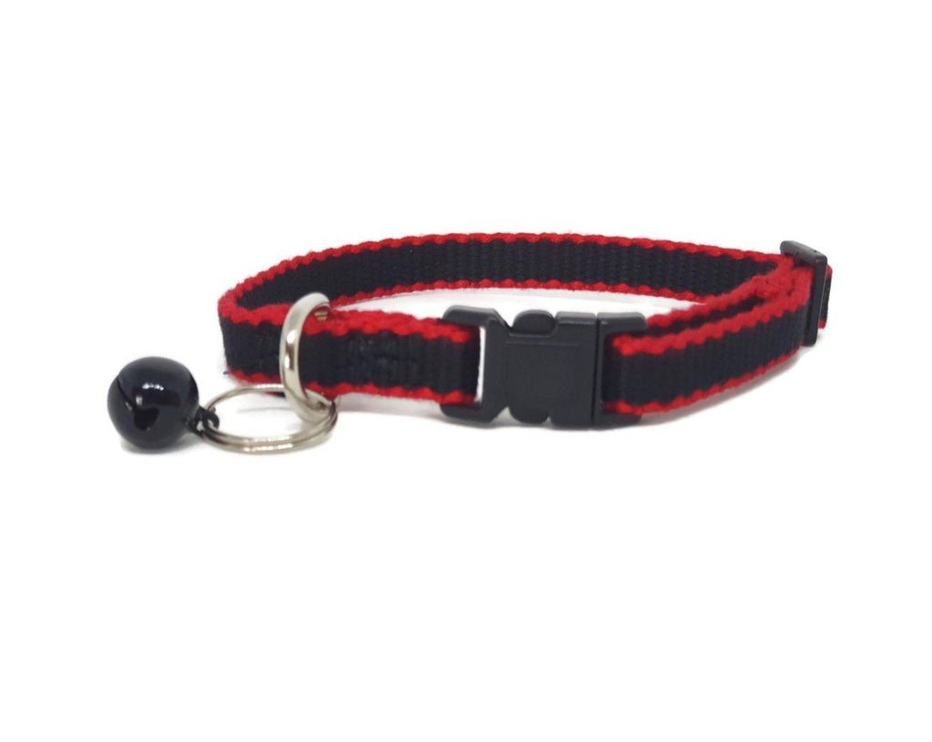 100% Pure Bamboo Fibre Cat Collar Plastic Buckle Black - Moondidley Pets Pet Care > Cleaning & Maintenance > Pet Grooming Supplies Moondidley Black