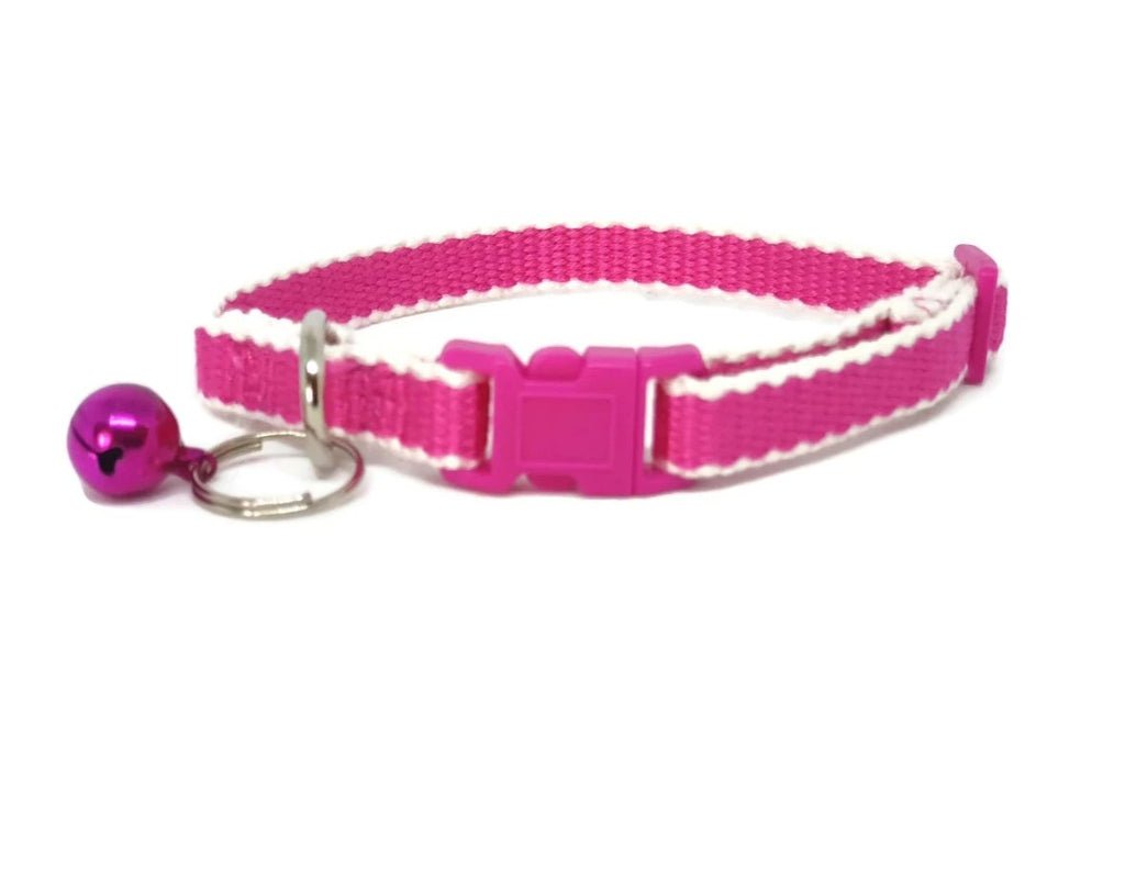 100% Pure Bamboo Fibre Cat Collar Plastic Buckle Black - Moondidley Pets Pet Care > Cleaning & Maintenance > Pet Grooming Supplies Moondidley Pink