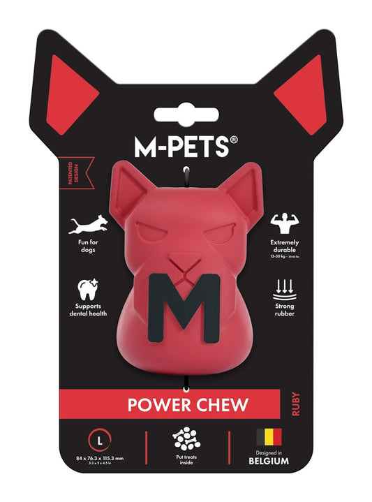 Power chewer dog toy ruby Woofy and Whiskers