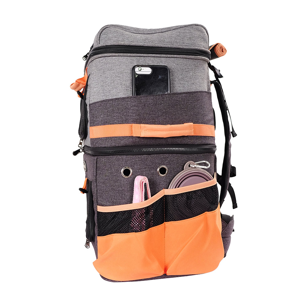 biyaya Two-tier Pet Backpack Pet Carrier Ibiyaya