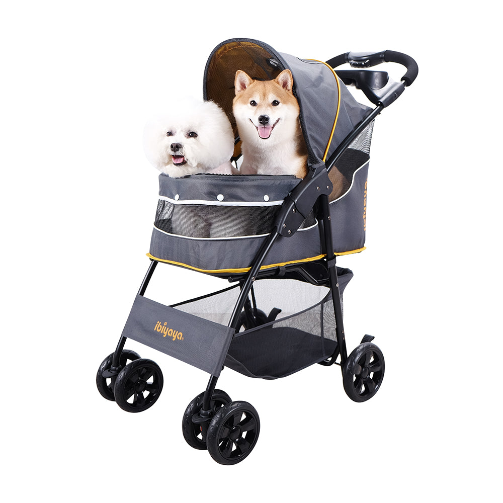 Ibiyaya Cloud 9 Pet Stroller for Cats & Dogs up to 20kg - Mustard Yellow Ibiyaya