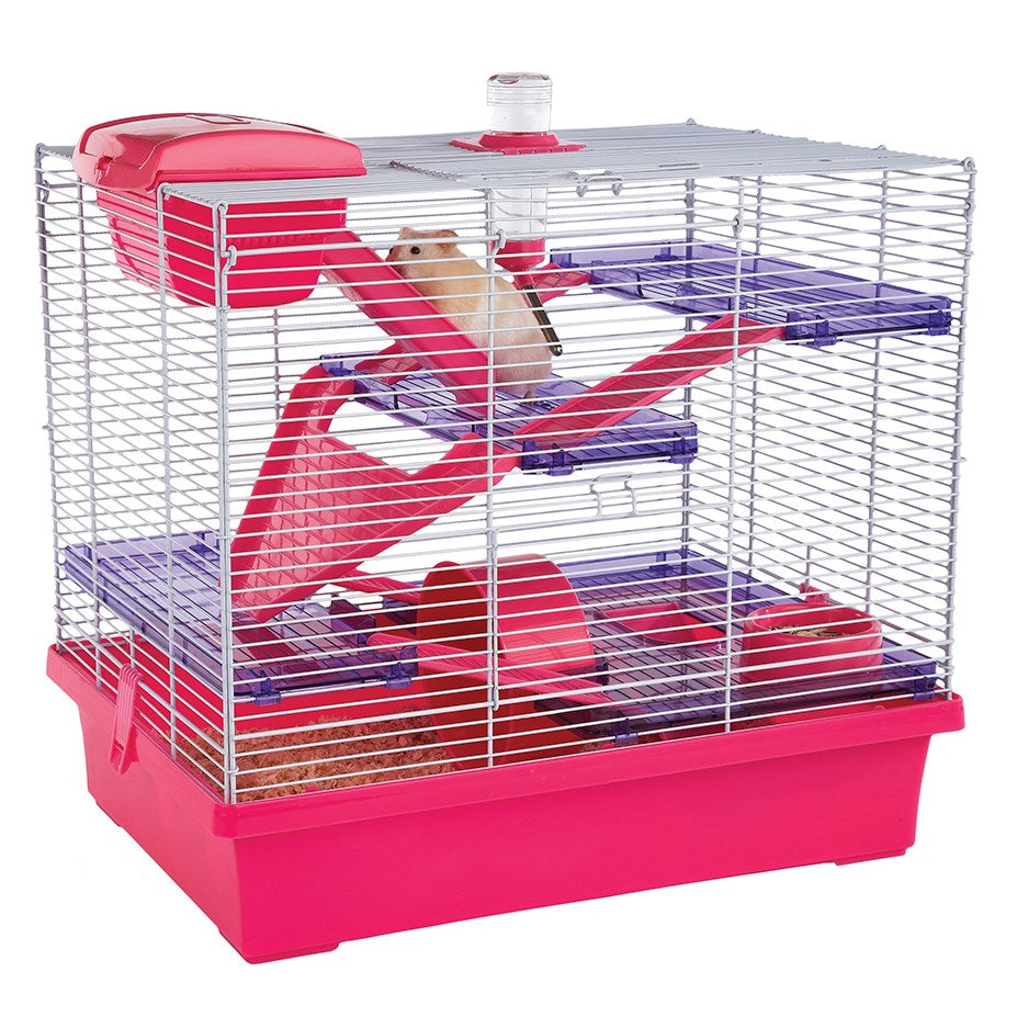 Pico XL - Translucent Teal Pet Care > Coops & Hutches > Small Animal Habitats & Cages Rosewood Pink 50*35.5*45cm