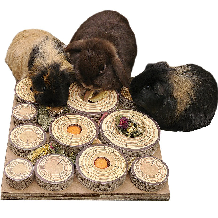 Maze-A-Log Treat Challenge small animal accessory Nature Island