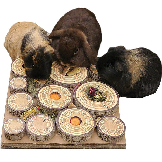 Maze-A-Log Treat Challenge small animal accessory Nature Island