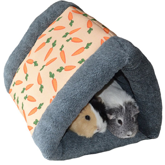 Carrot Snuggle 'n' Sleep Tunnel small animal bed Rosewood
