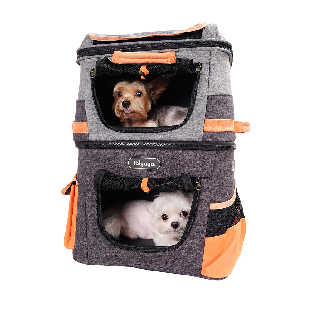 biyaya Two-tier Pet Backpack Pet Carrier Ibiyaya