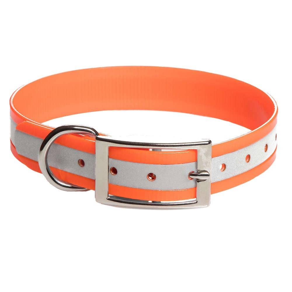 DuraFlect Synthetic Reflective Collars - 1" width Pet Care > Dog Supplies > Dog Collars, Leads & Harnesses Mendota Pet 16"