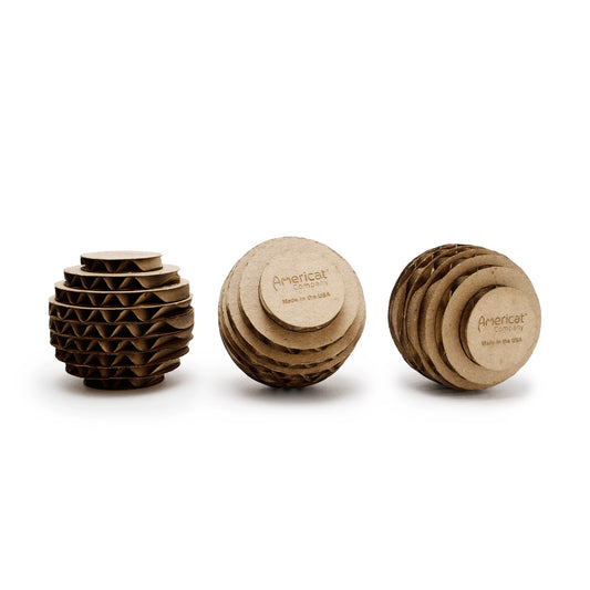 Cat Toy Balls - Made in USA, Eco-Friendly ecofriendly Cat Toy Americat