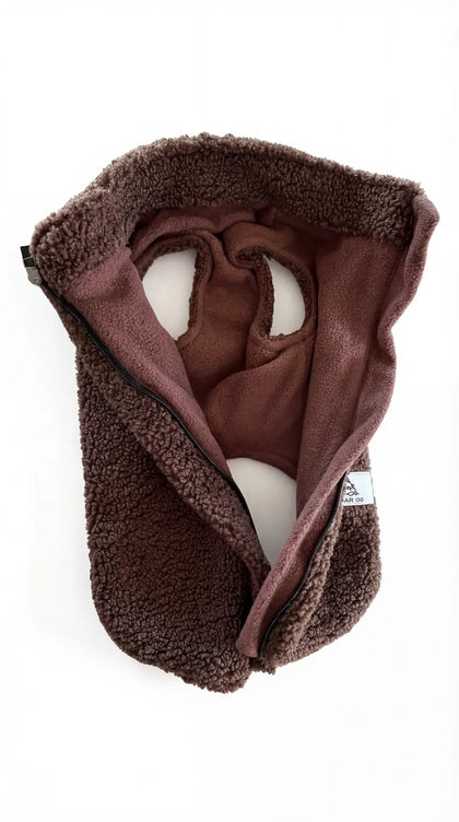 Paw Print Boutique Teddy Fleece Doxie Coat-Exclusive pre-order Dog Apparel Lazy Doxi Co