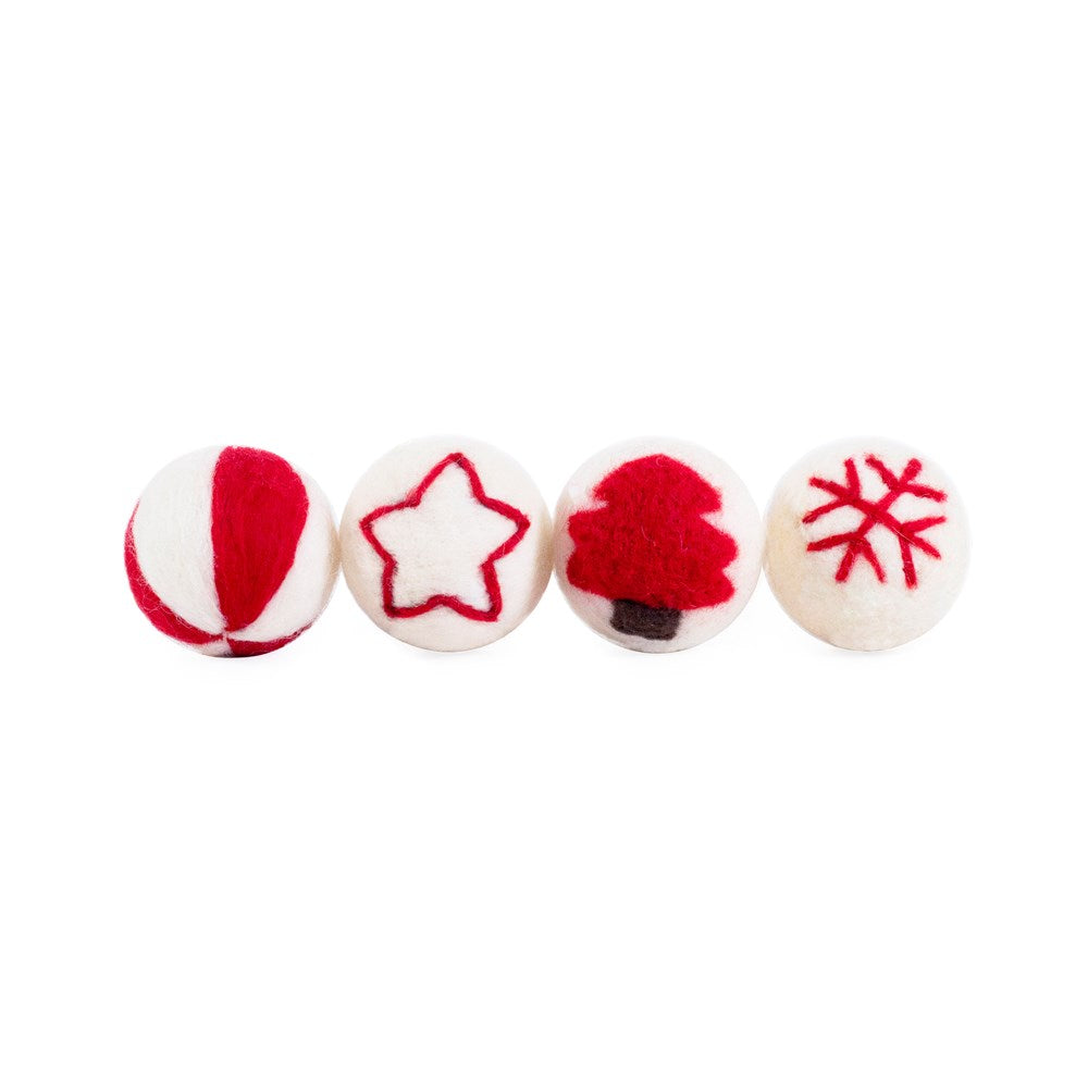 4 Pack Woolen Cat Balls