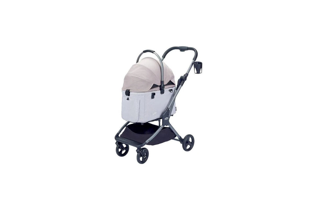Ibiyaya Lyte 3-In-1 Detachable Pet Stroller Medium - Apricot pet stroller Woofy and Whiskers
