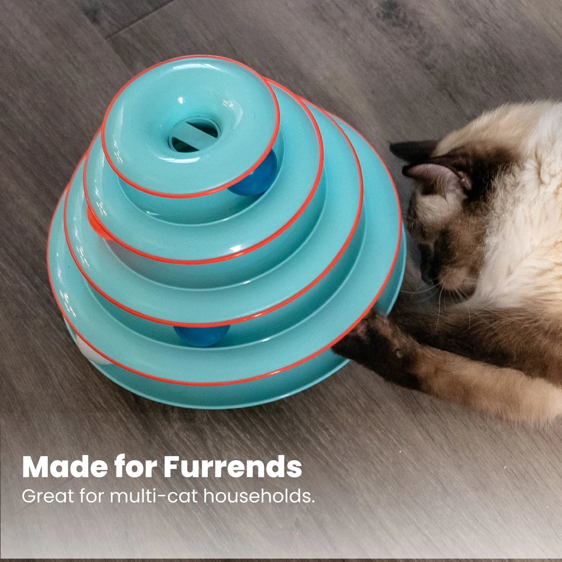 CATSTAGES CAT CHASE MEOWTAIN BLUE Cat toy Petstages