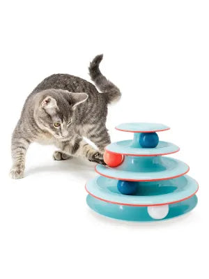 CATSTAGES CAT CHASE MEOWTAIN BLUE Cat toy Petstages