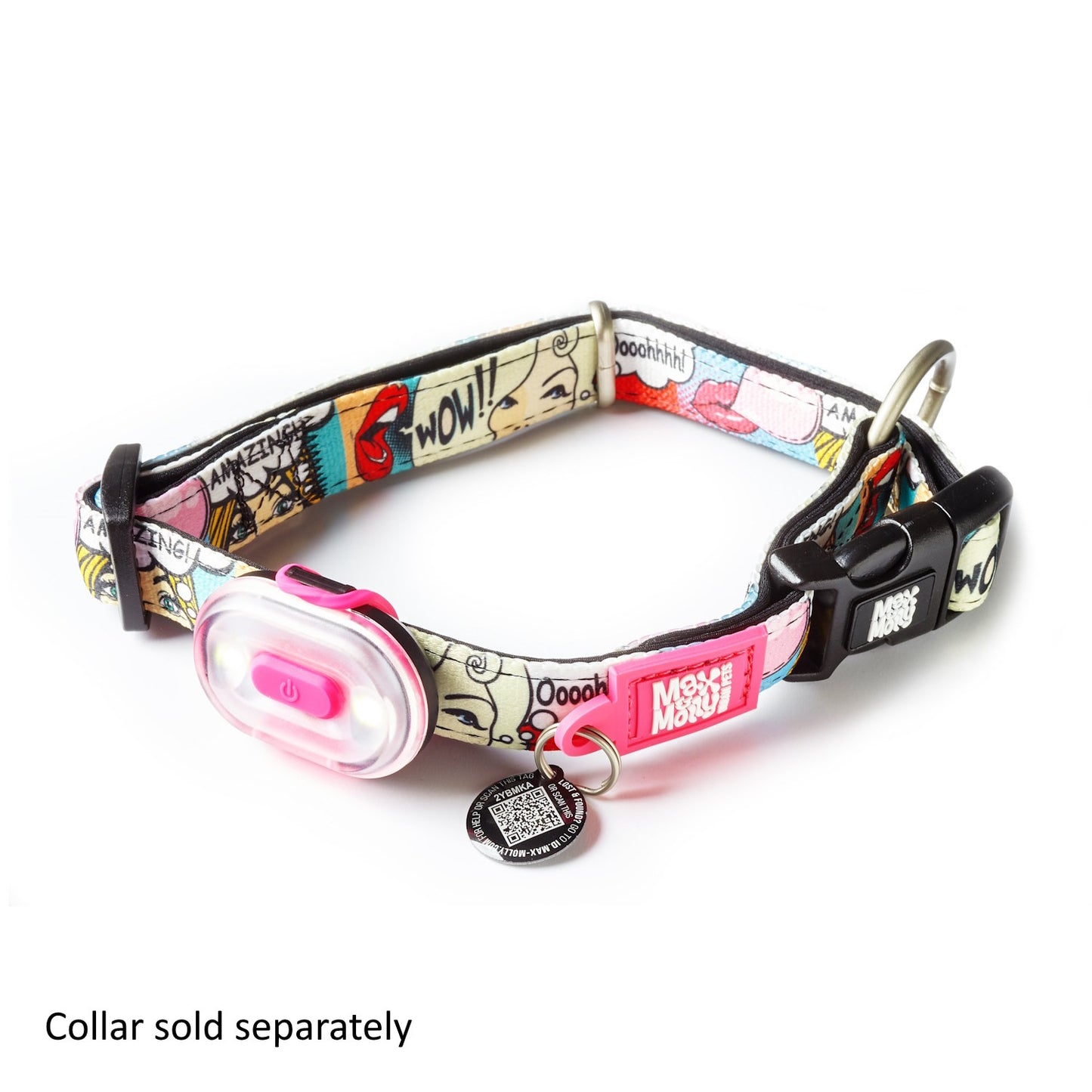 Max & Molly Matrix Ultra LED Harness/Collar Safety light Collar safety light Max & Molly Urban Pets Purple