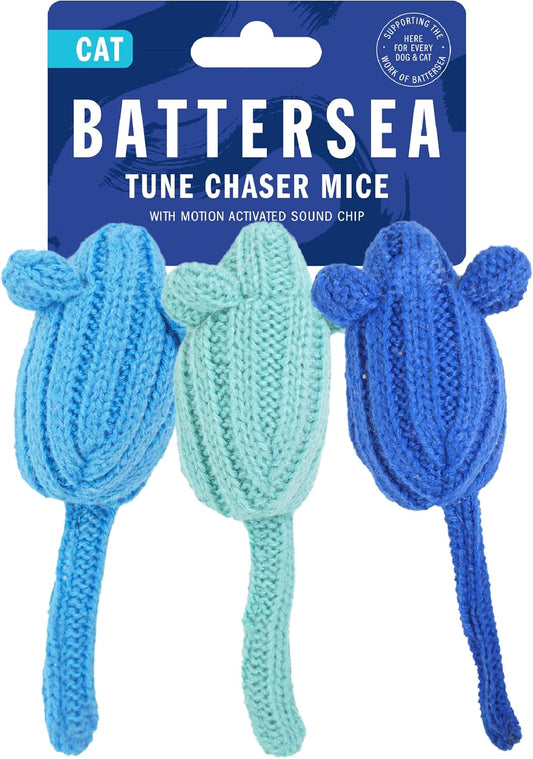 Battersea Tune Chaser Mice (3pcs) Rosewood