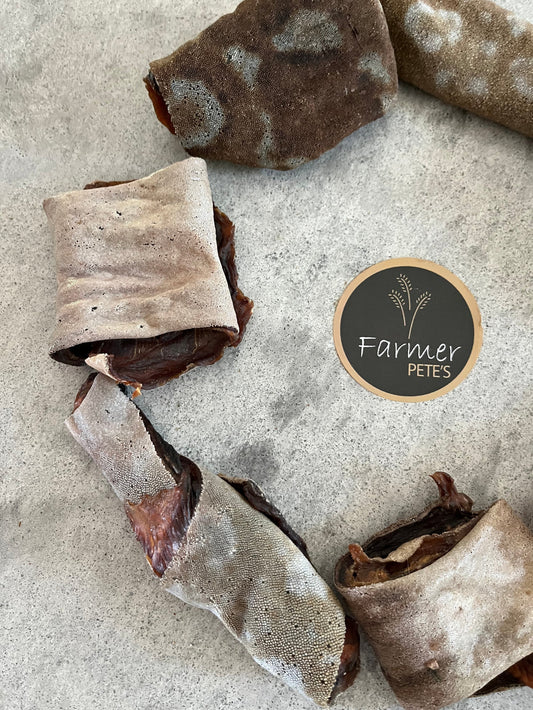 Farmer Pete's - Shark Skin Rolls 80g Dog treats Farmer Pete's