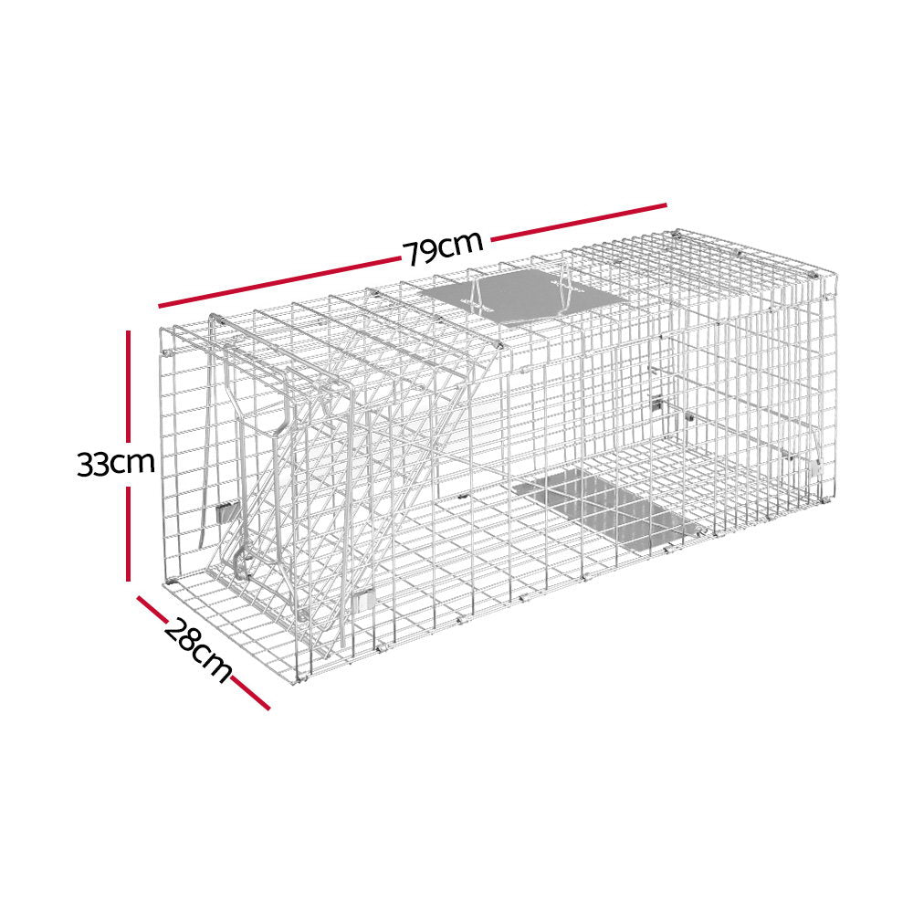 Gardeon Animal Trap Cage Possum 79x28cm Pet Care > Pest Control > Animal Traps gardeon